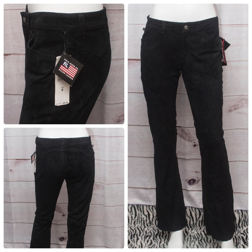 Ralph Lauren Black Label 100% Leather Size 6 Pants